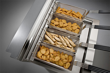 Evolution Elite Henny Penny. Friggitrice aperta professionale